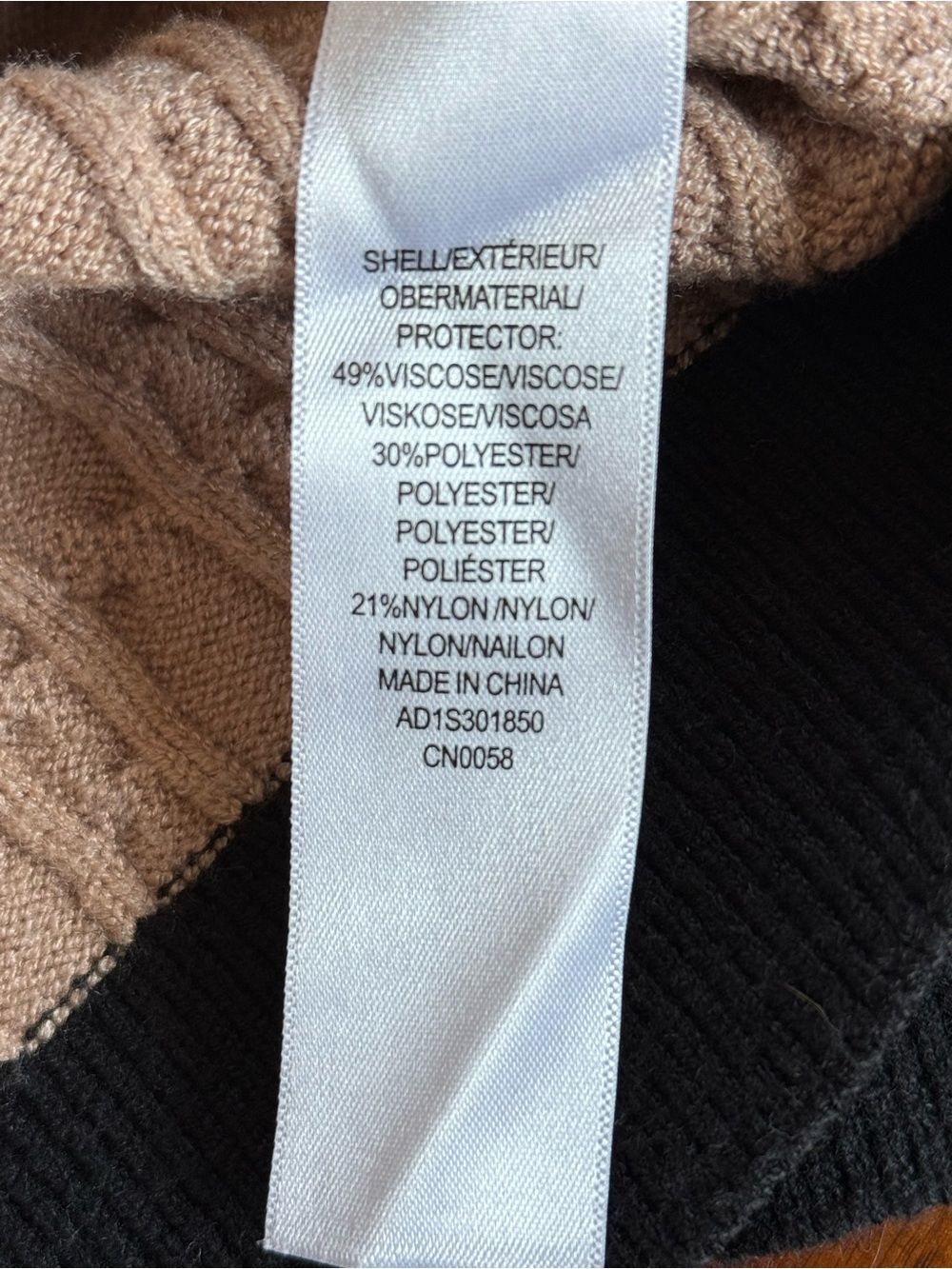 Adrianna Papell brown Cable Knit Cardigan Pearl old money timeless Button XL - Picture 6 of 6